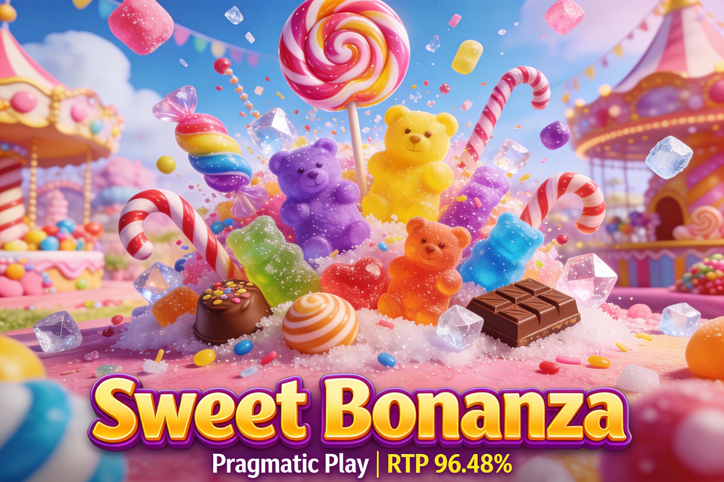 Sweet Bonanza Slot - Pragmatic Play | RTP 96.48%
